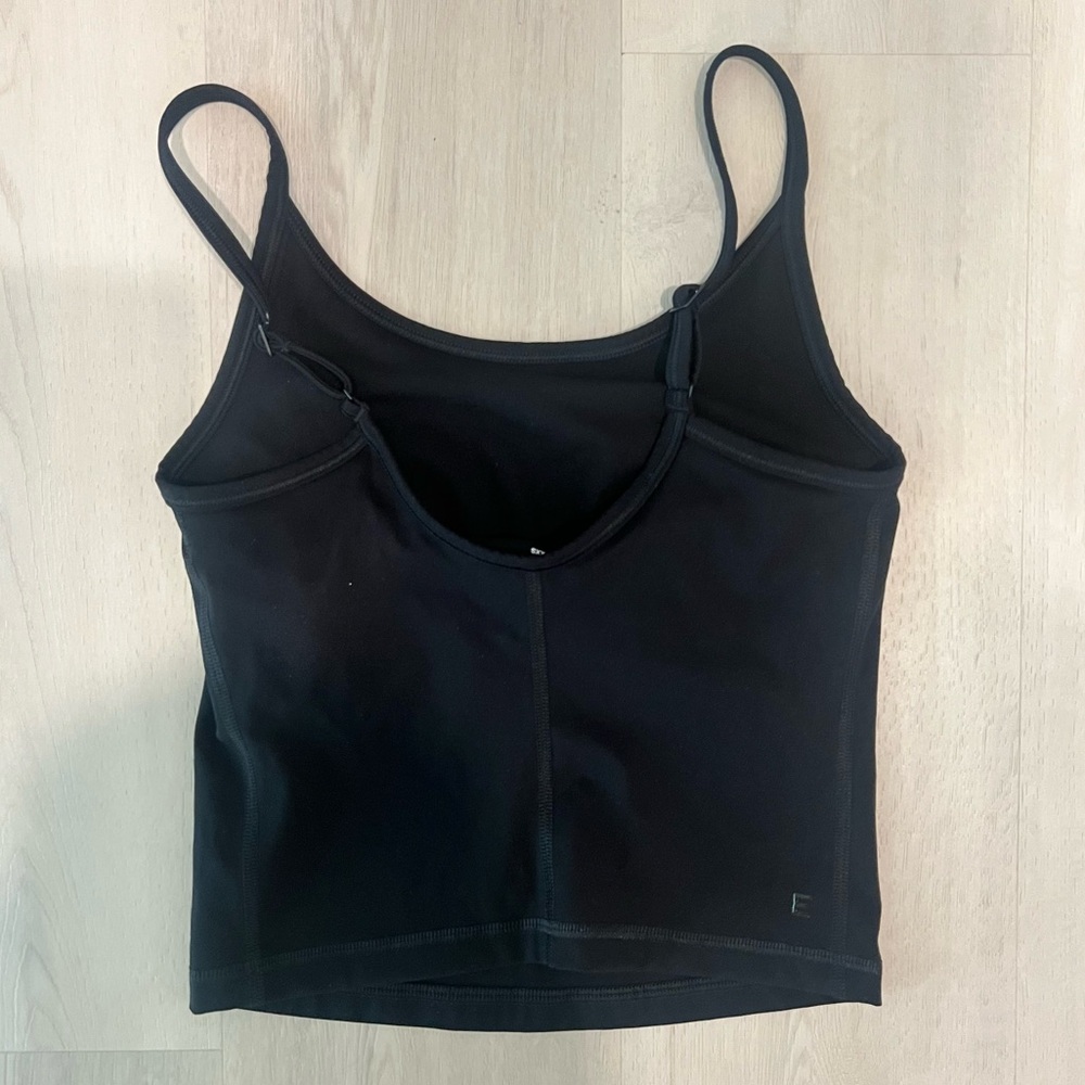 Everlane The Perform Cami Black Brami‎ Scoop Neck Tank Top Adjustable xxs - Picture 2 of 7